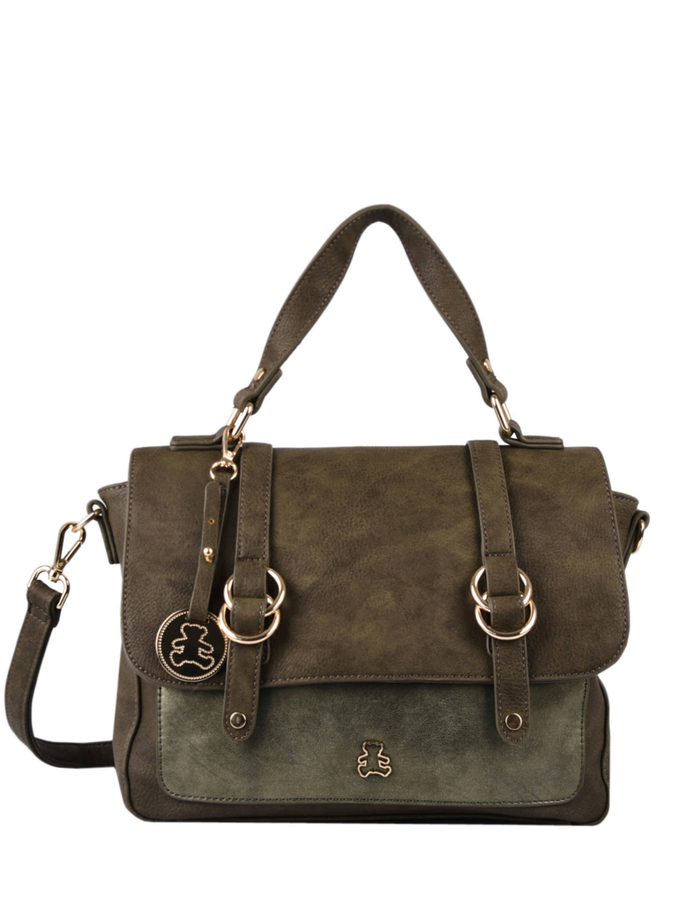 Sac bandoulière Lulu NANNIE kaki en vente au meilleur prix