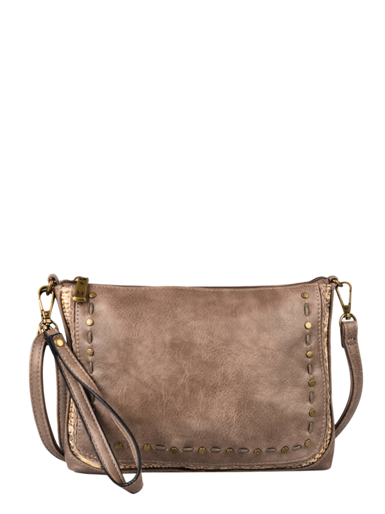 Sac bandoulière taupe Clearance