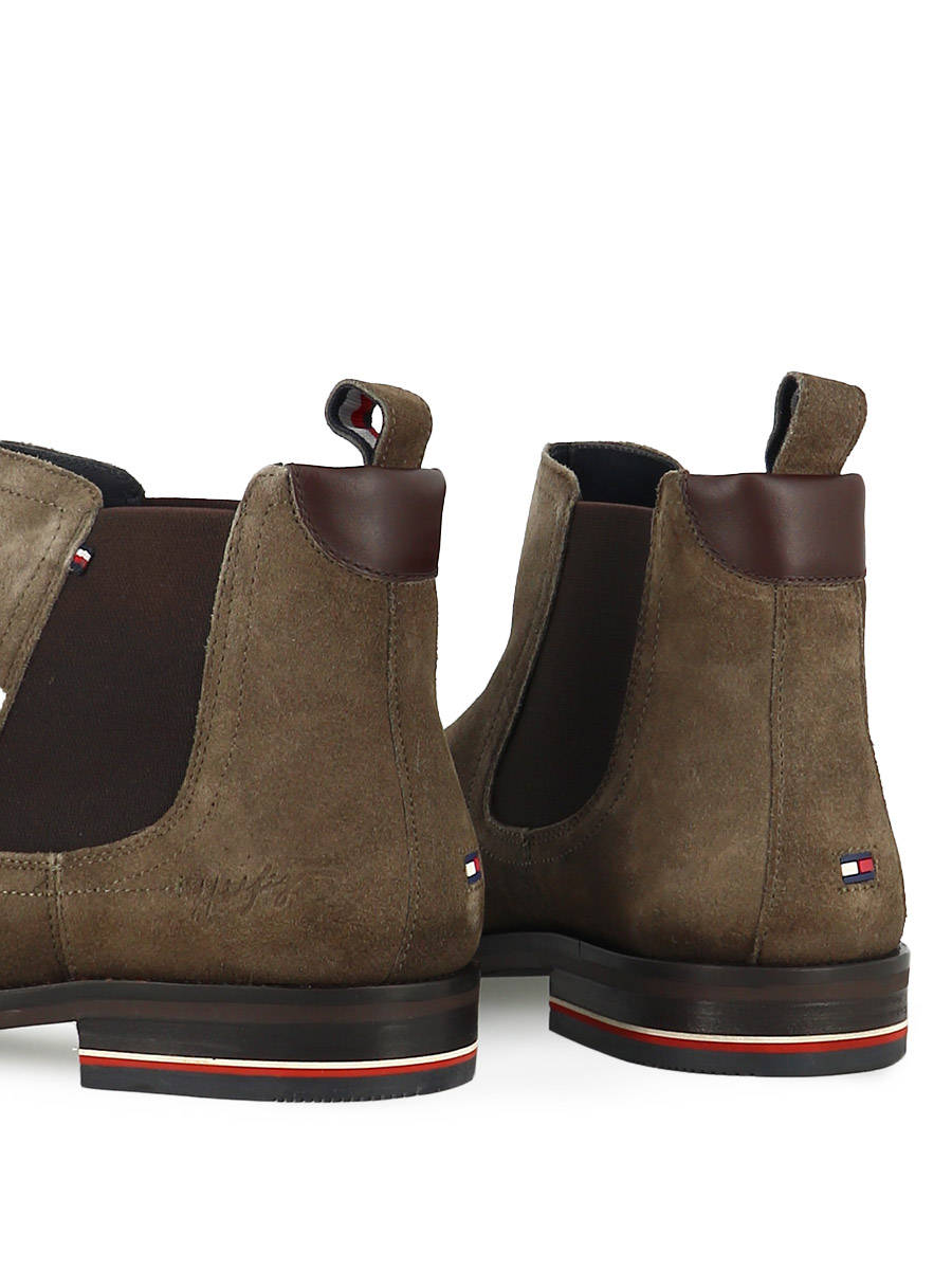 tommy hilfiger leather chelsea boots