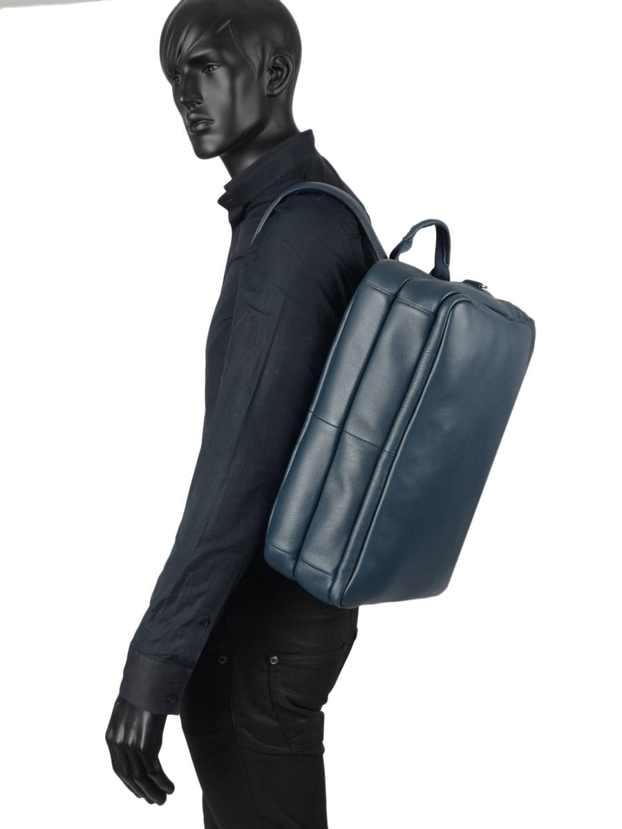 hybrid briefcase backpack leather