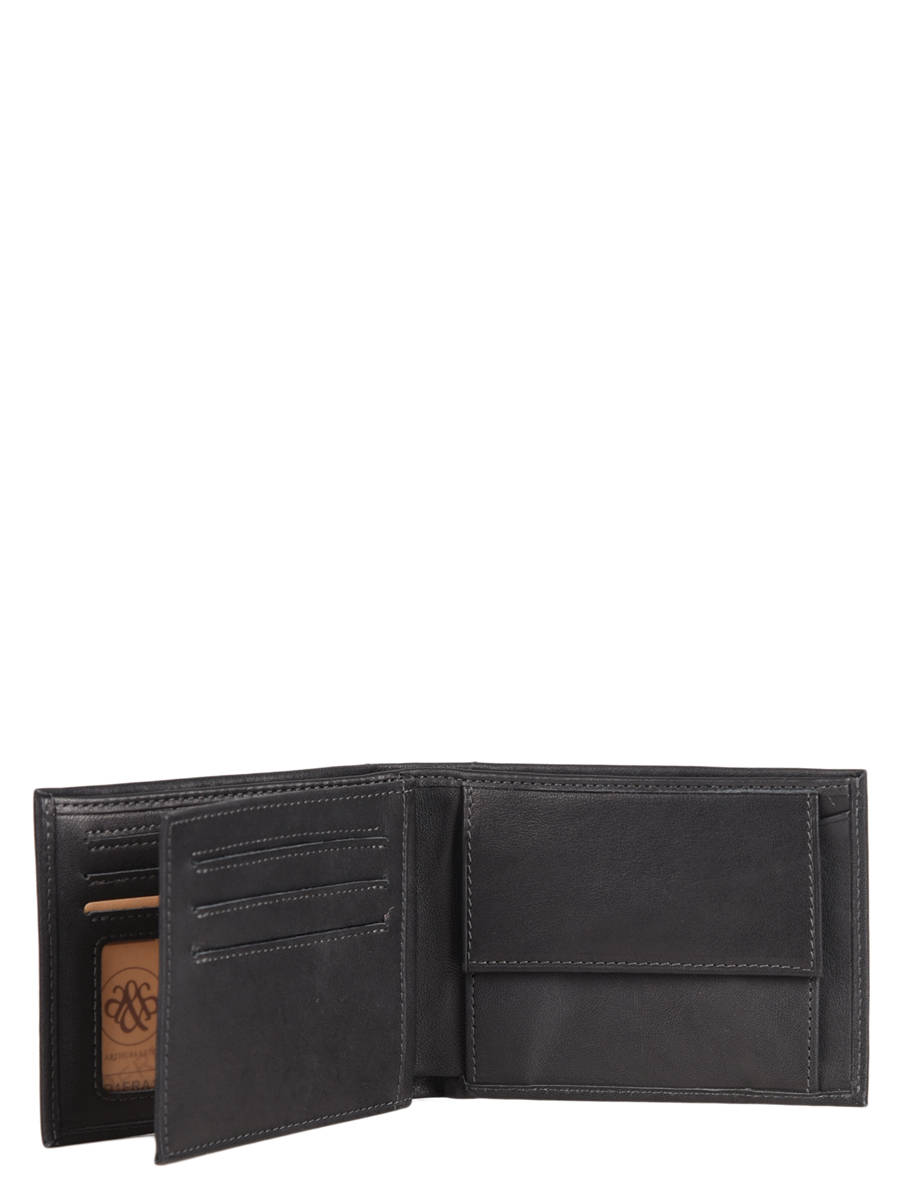 Portefeuille En Cuir Noir Pour Homme - Ligne Dorian Par Arthur & Aston, Minimaliste Et élégant