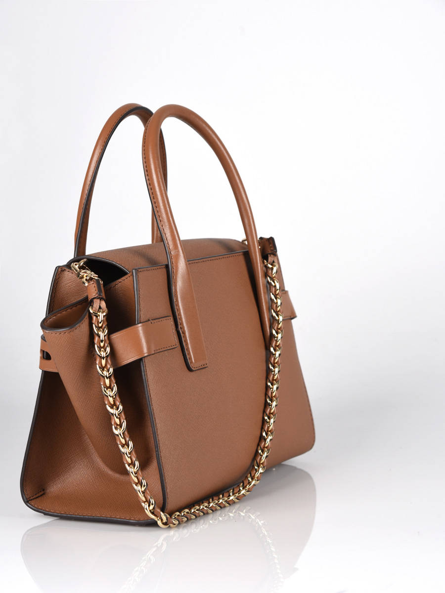 Leather top-handle bag Carmen MICHAEL KORS