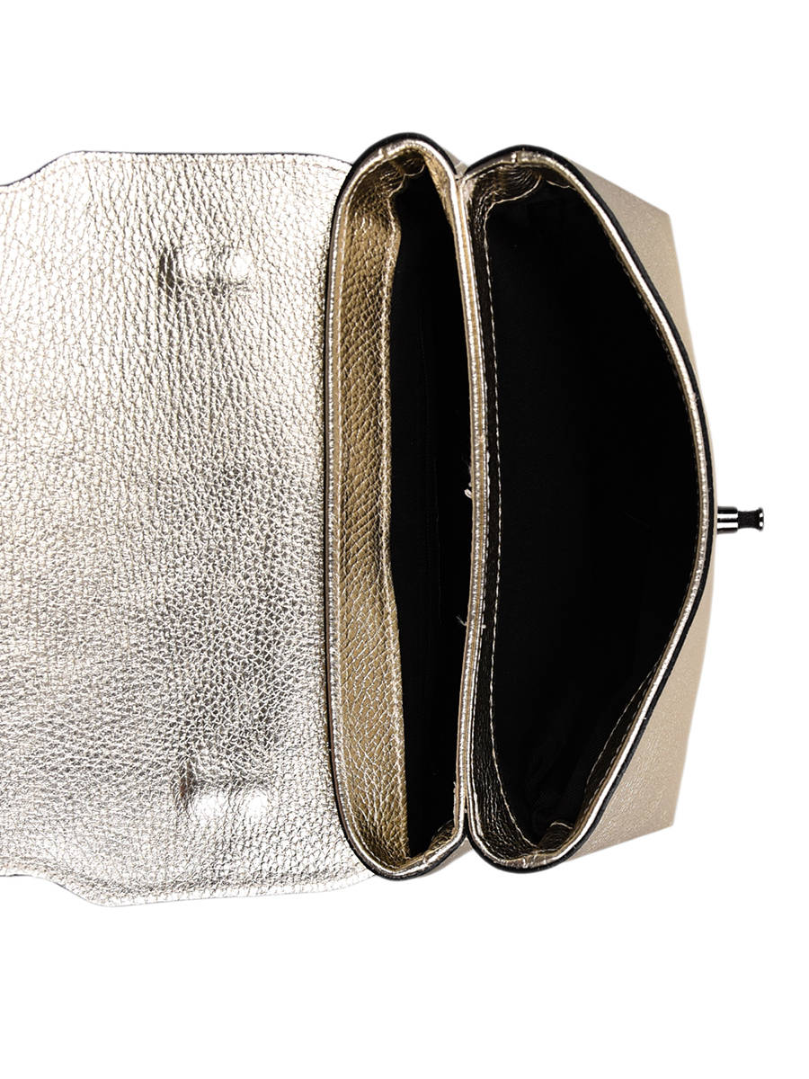 sac bandoulière femme argent