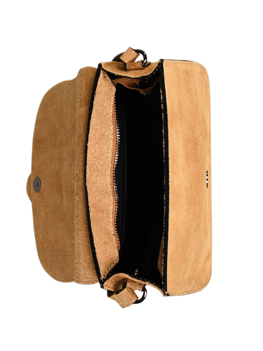 Sac bandoulière en daim femme Clearance