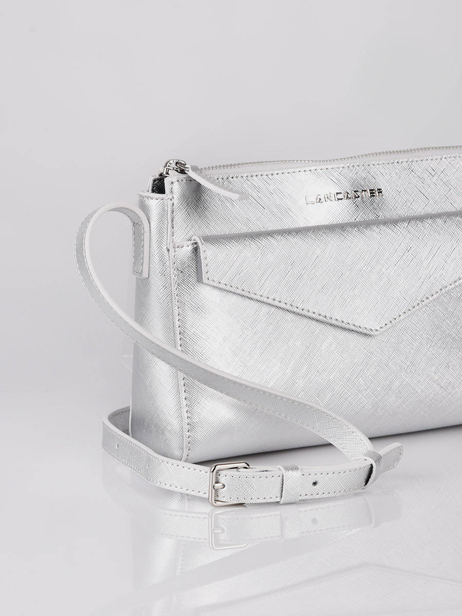 sac bandoulière femme argent
