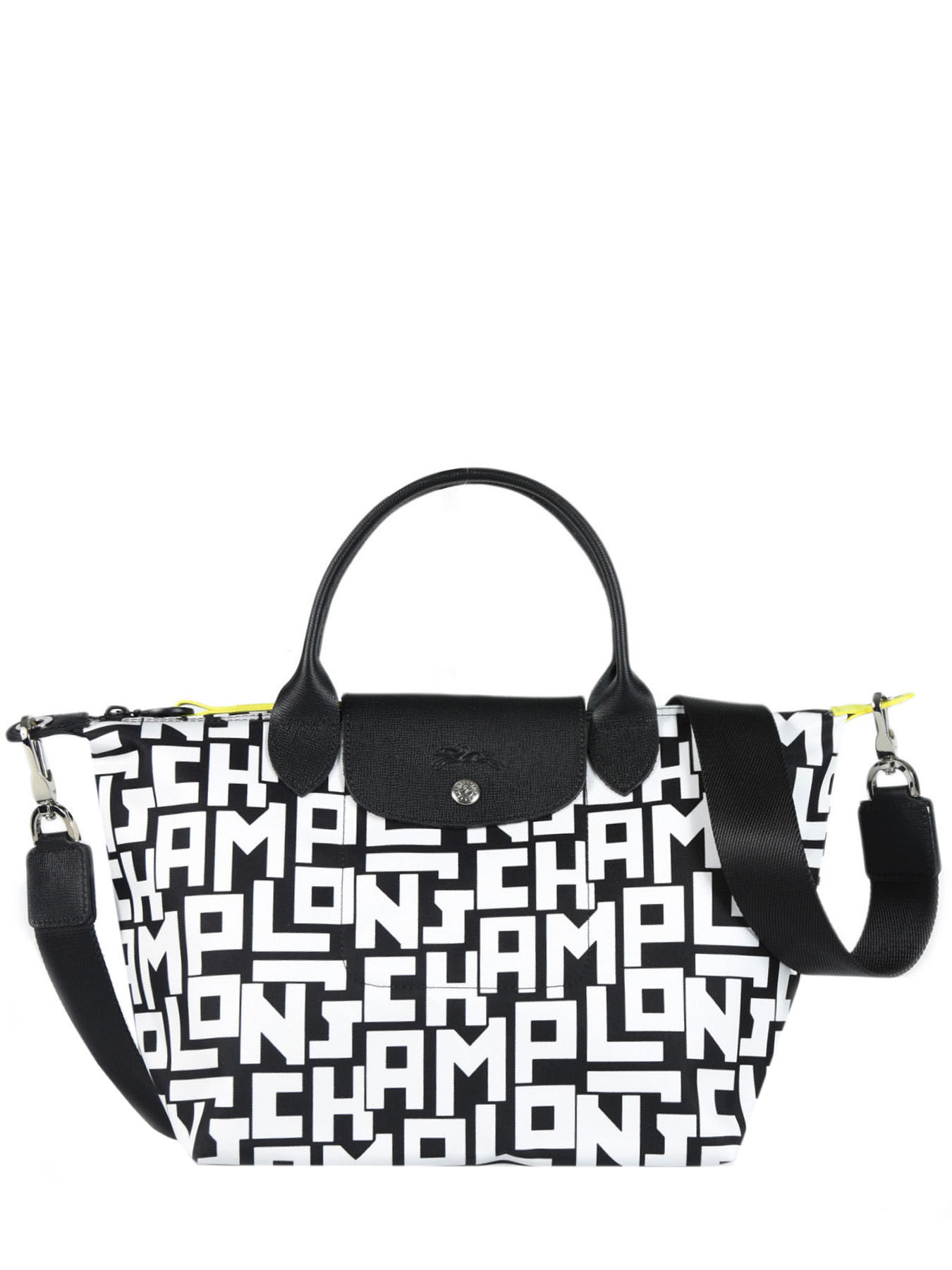 longchamp black and white