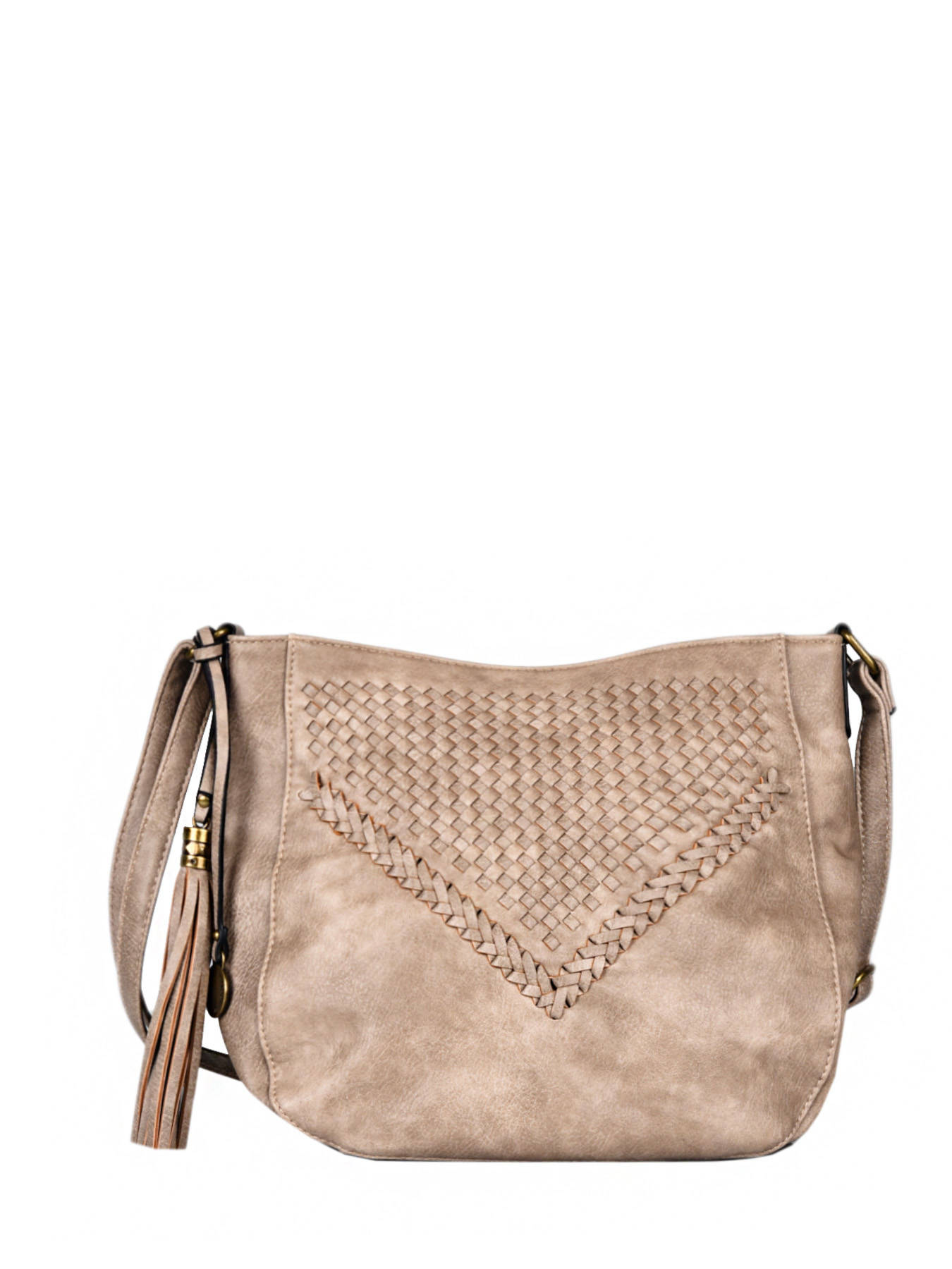 Sac bandoulière taupe Clearance