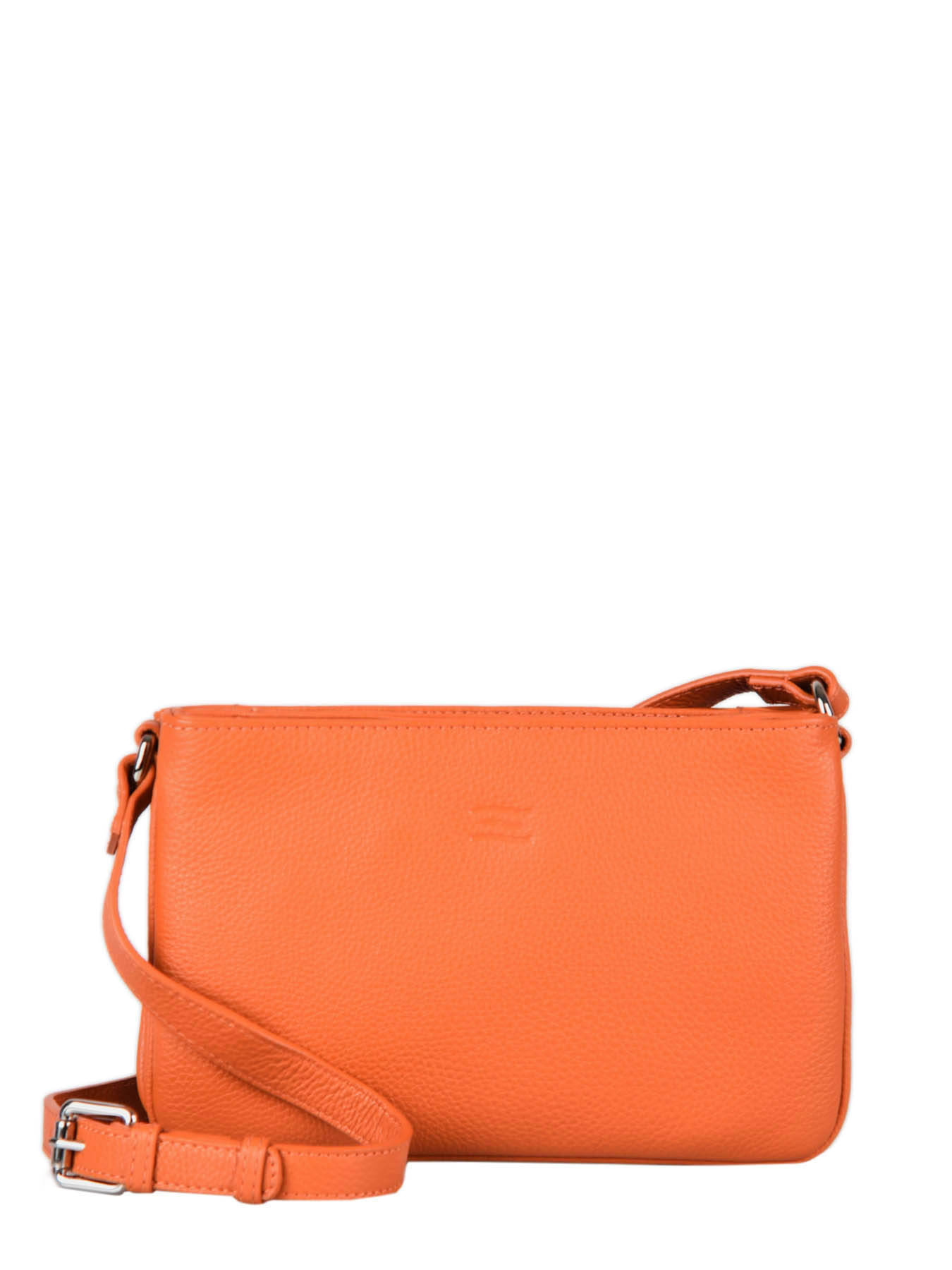 Sac bandoulière orange cuir Clearance