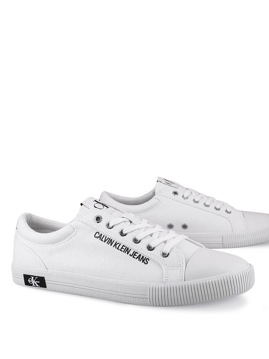 Calvin Klein jeans sneaker uomo cotone YM0YM00014 bianco – Ricci Online