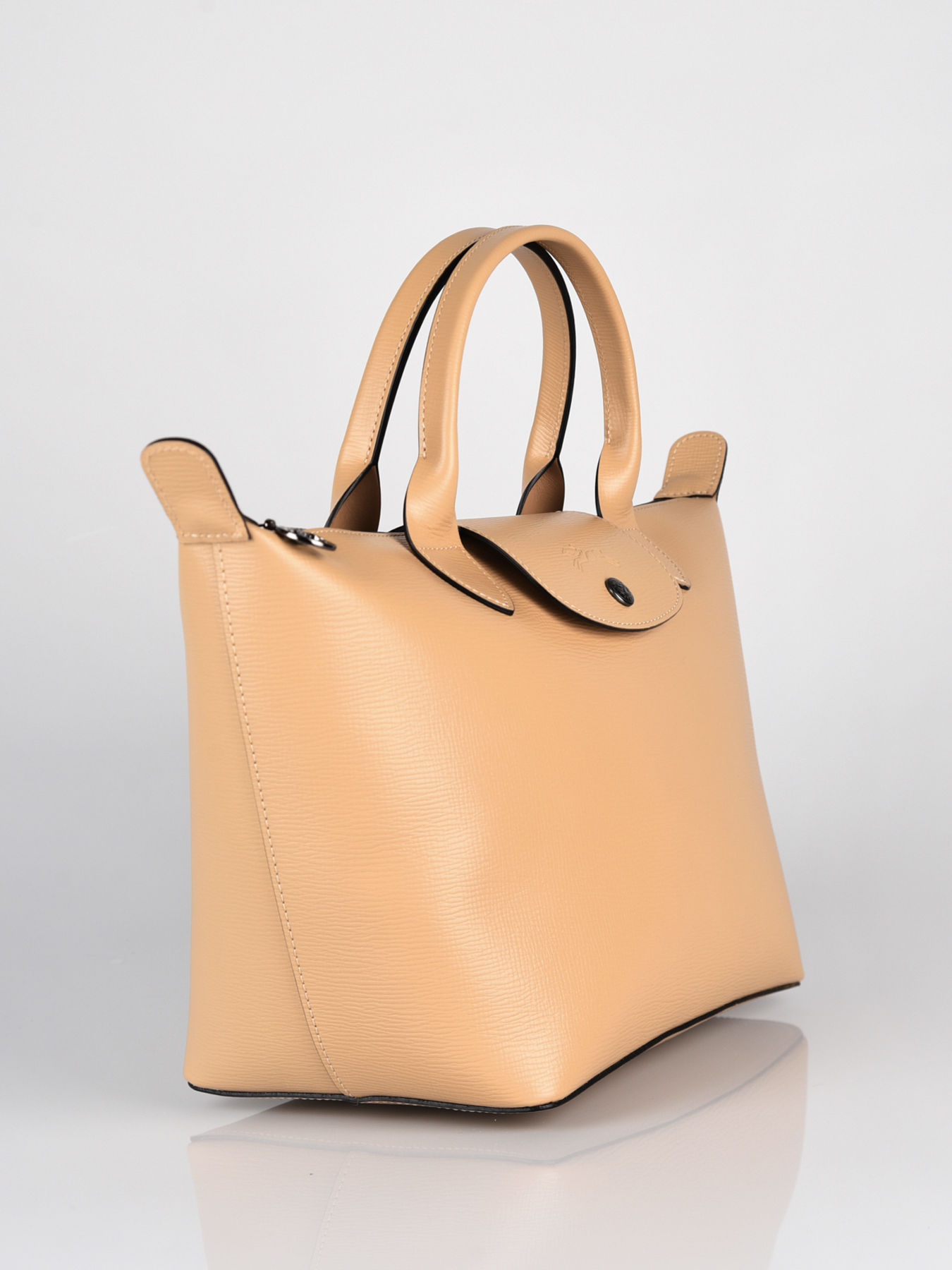 sac longchamp cuir beige