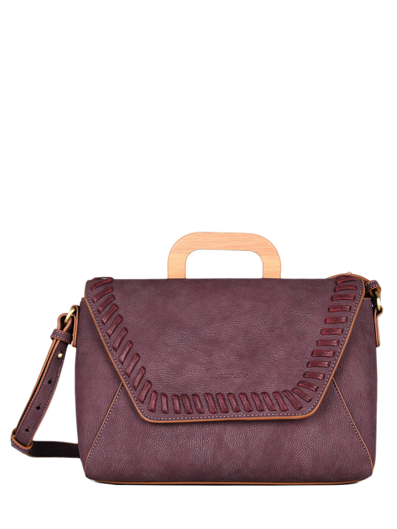 sac bandoulière violet