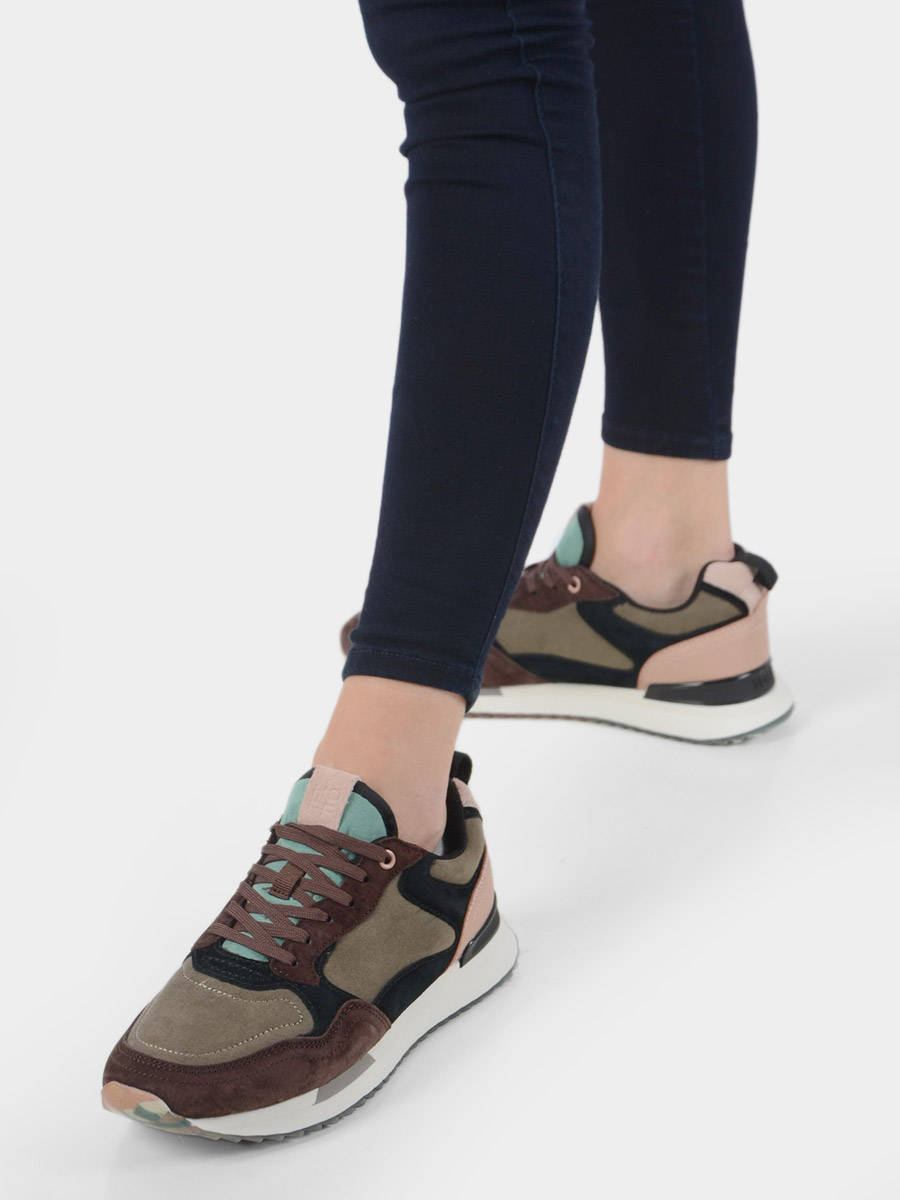 Hoff The Brand Dames Lage sneakers Noord Multi - Schoenen.nl