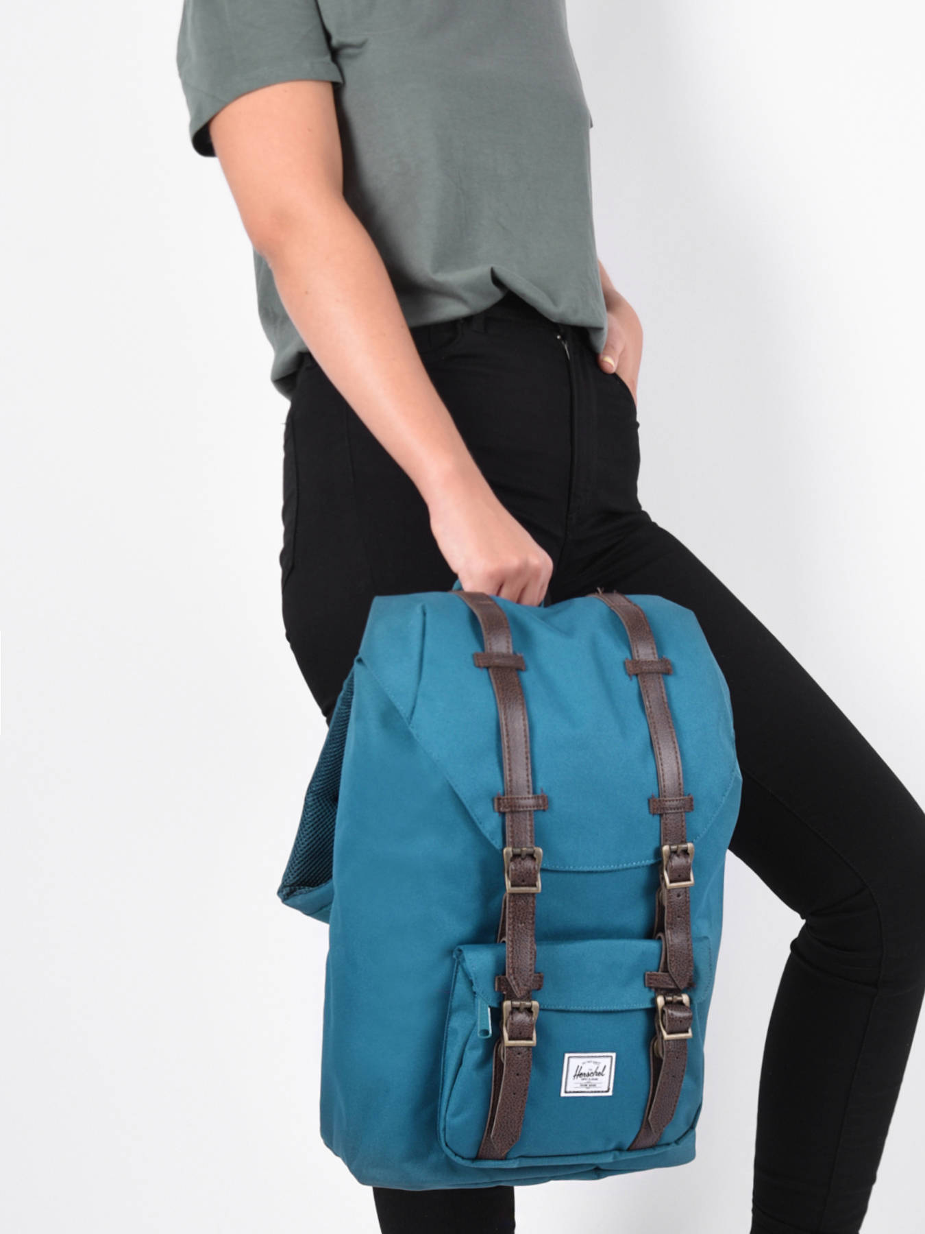 herschel deep teal backpack