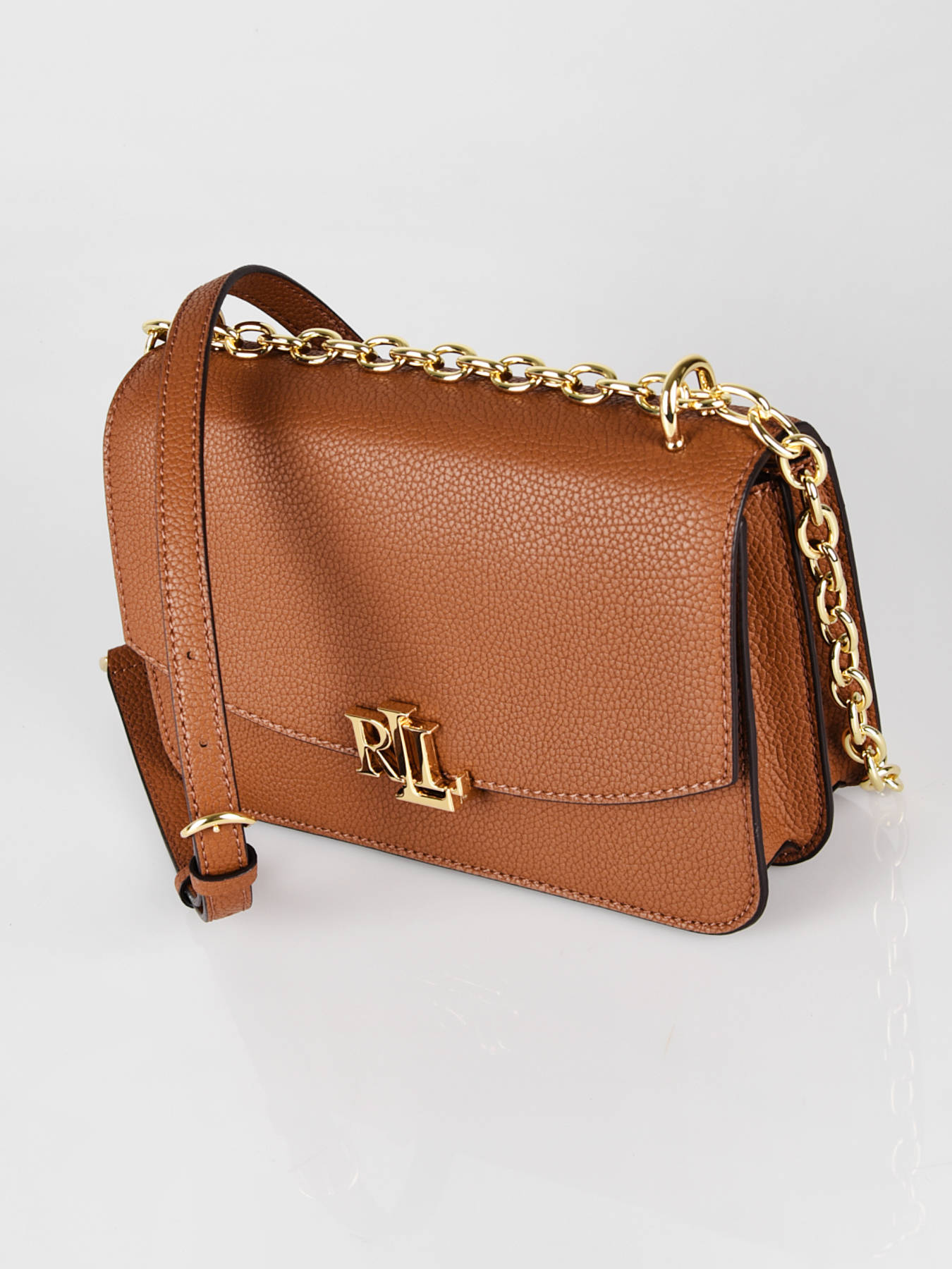 Sac bandoulière Lauren Ralph Lauren MADISON.22 brown en vente au meilleur  prix