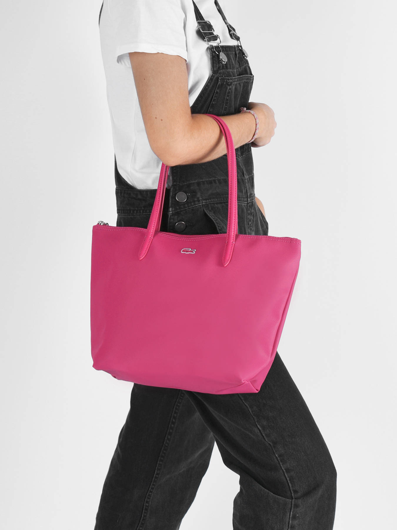 sac porté épaule lacoste