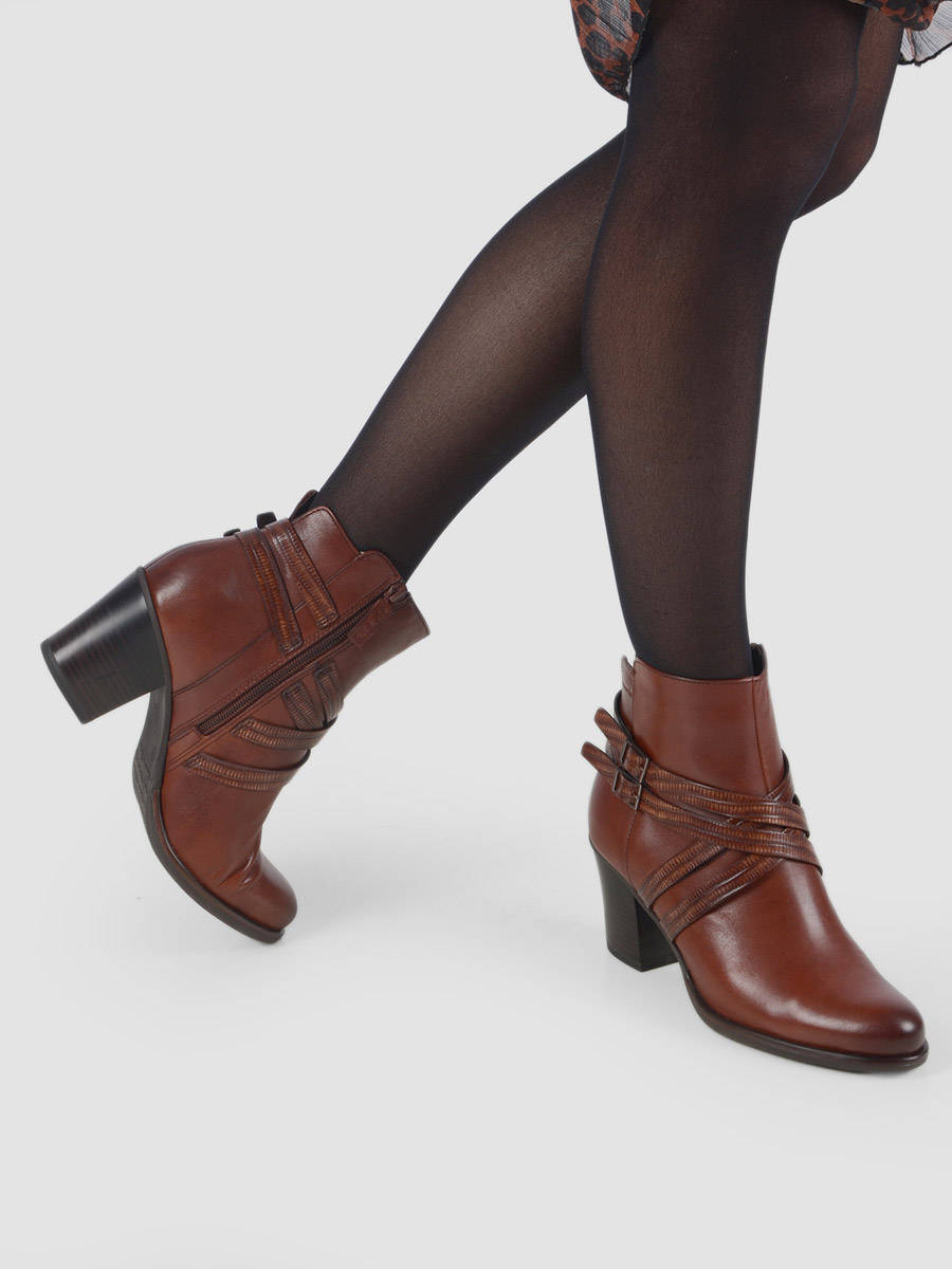 Boots/bottines Tamaris 25337-27 chesnut/struc en vente au meilleur prix