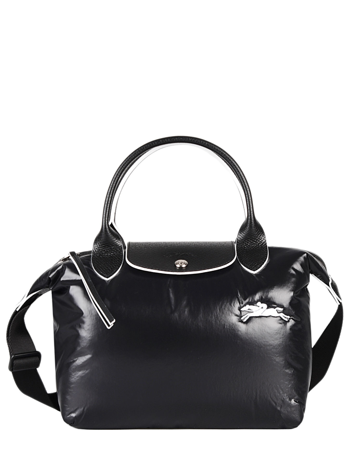 longchamp noir cuir