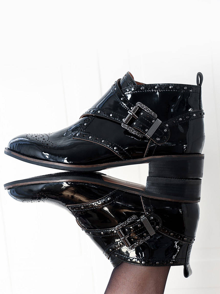 Chaussures à lacets Mam'zelle bleu marine femme - KIONA - 72079