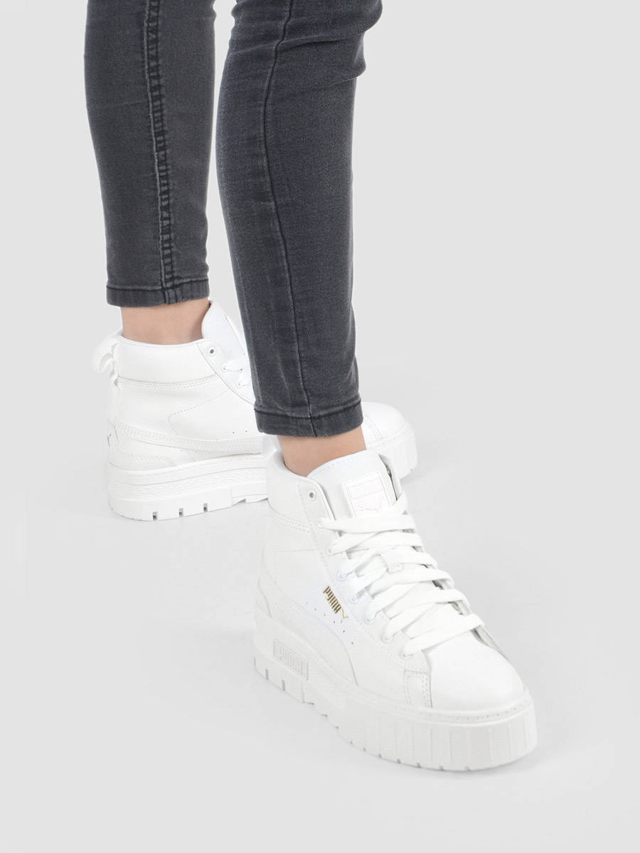 Baskets Puma MAYZE MID WNS white en vente au meilleur prix