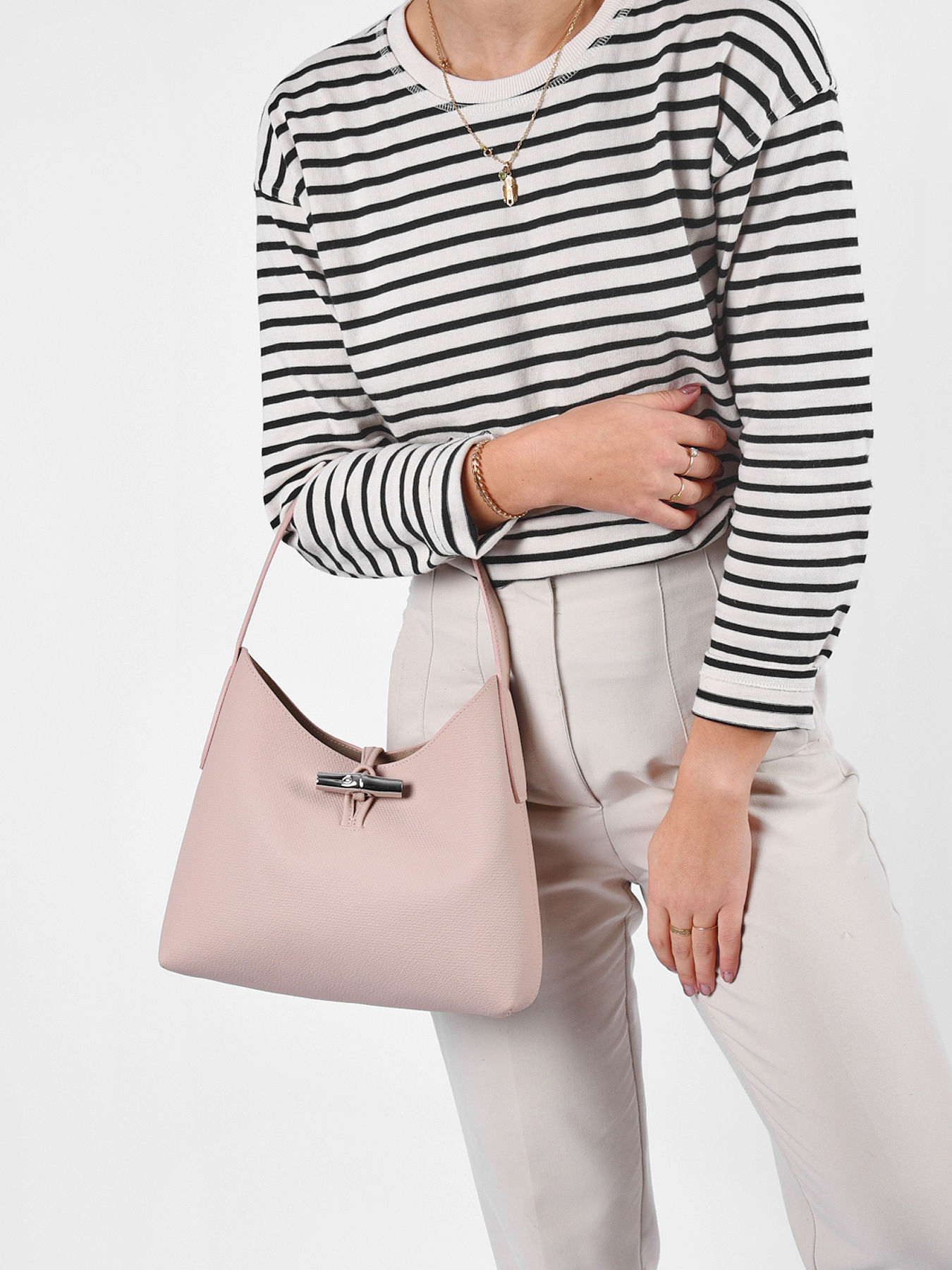 roseau leather shoulder tote
