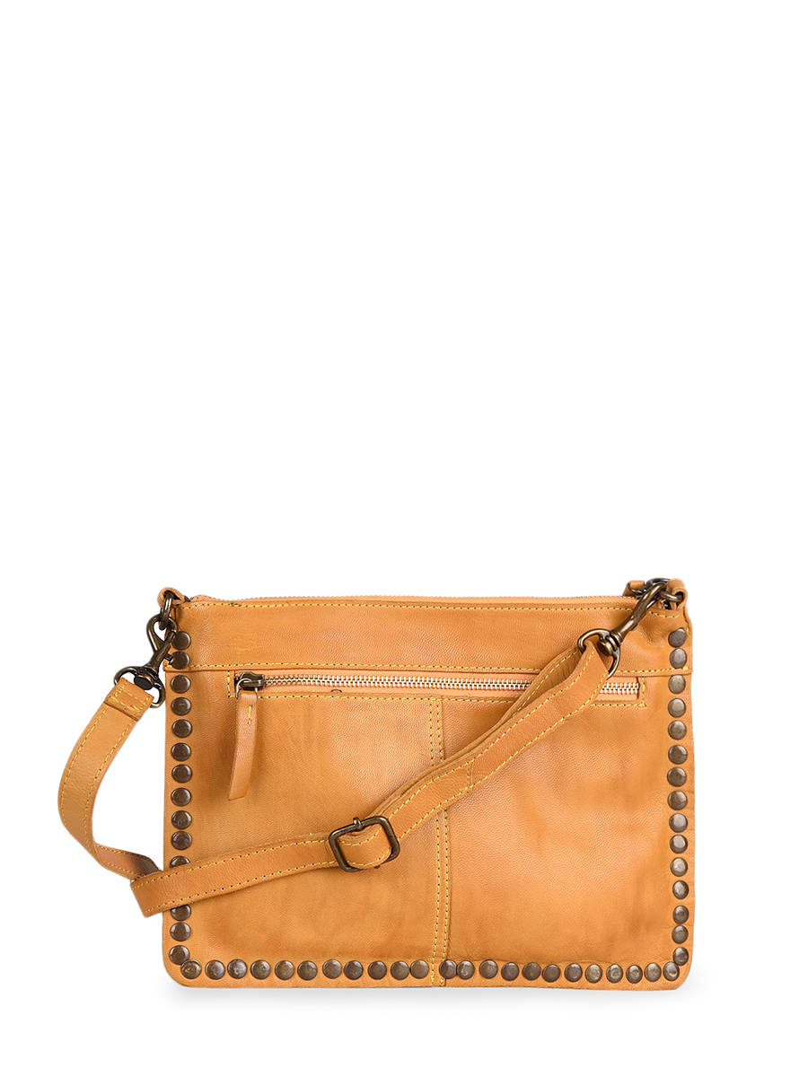 sac à main bandoulière moutarde