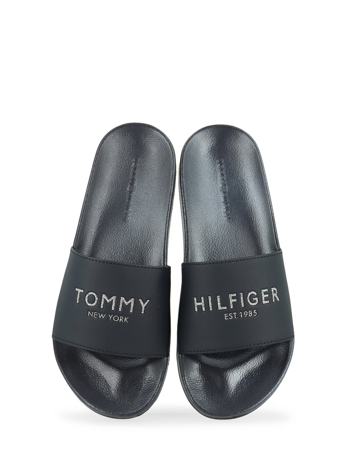 tommy hilfiger white slippers