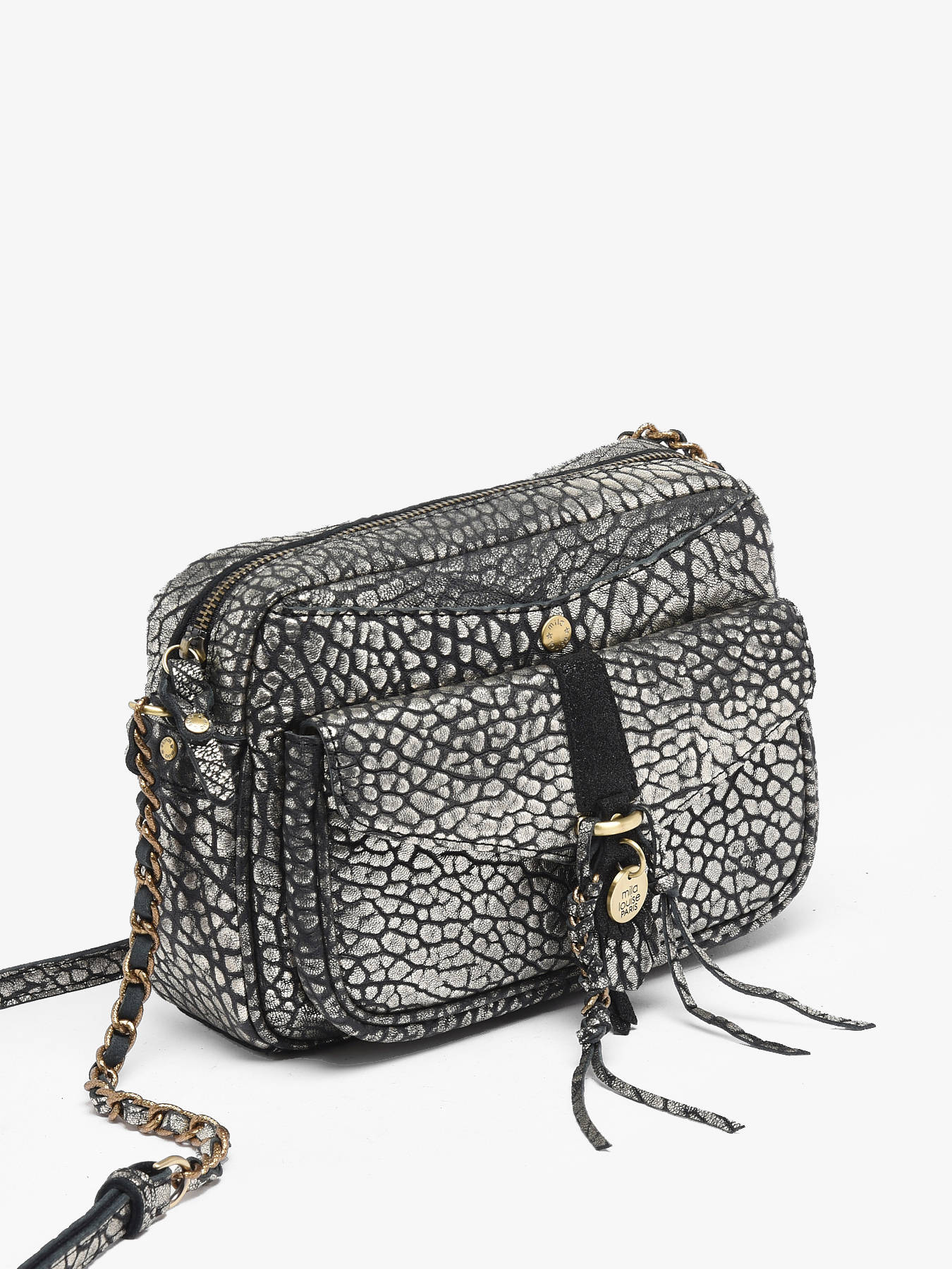 Sac Bandoulière Croco Sac Noir Croco BandouliÃ¨re Sac Croco Noir
