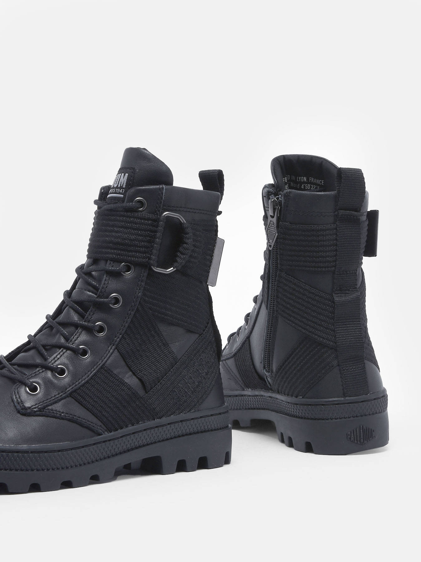 bottines cuir palladium