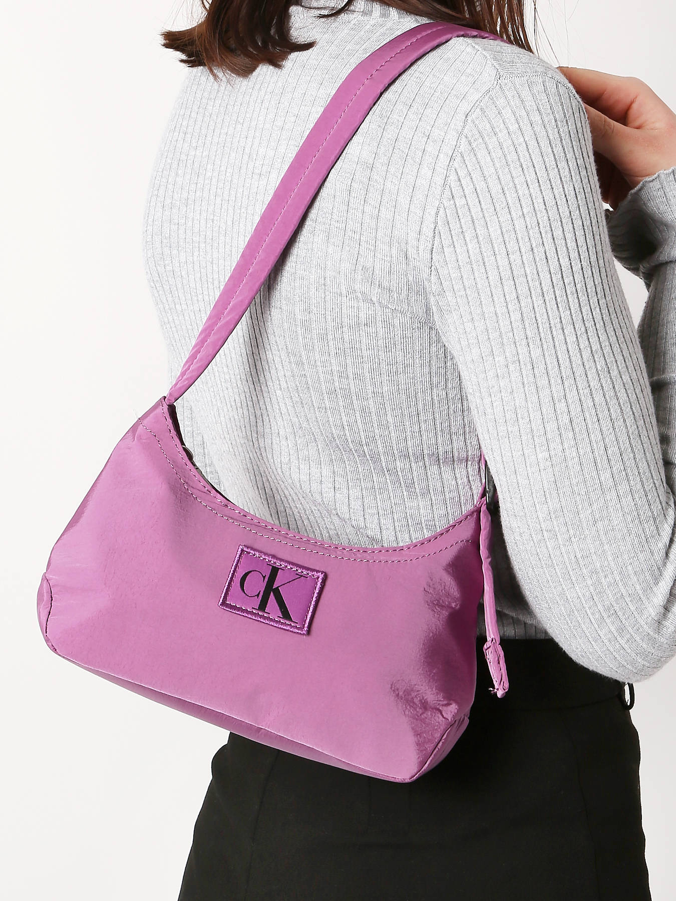 Calvin Klein Re-lock Shoulder Bag - Purple