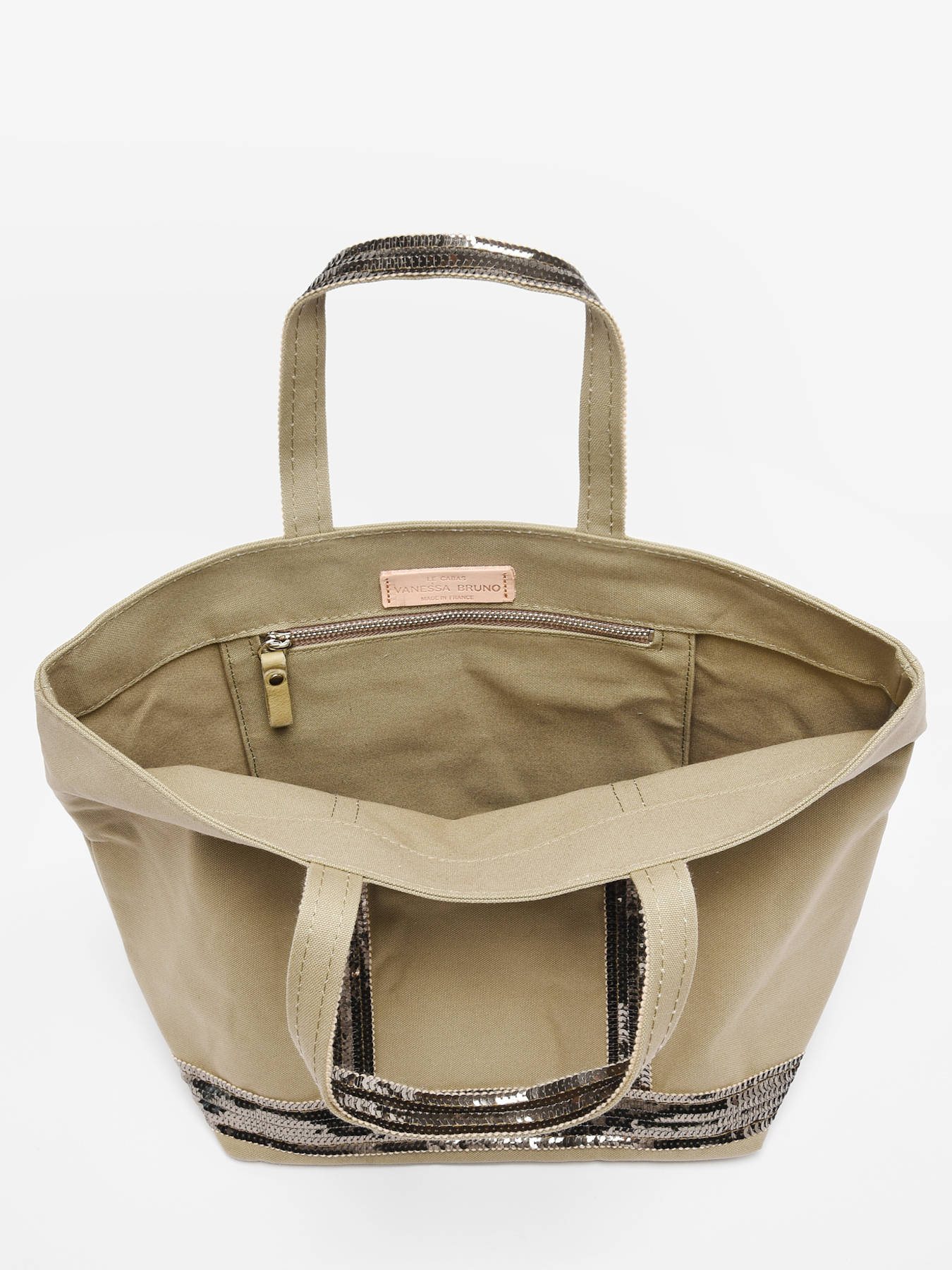 Sac port?� main Vanessa Bruno CABAS M cactus en vente au meilleur prix