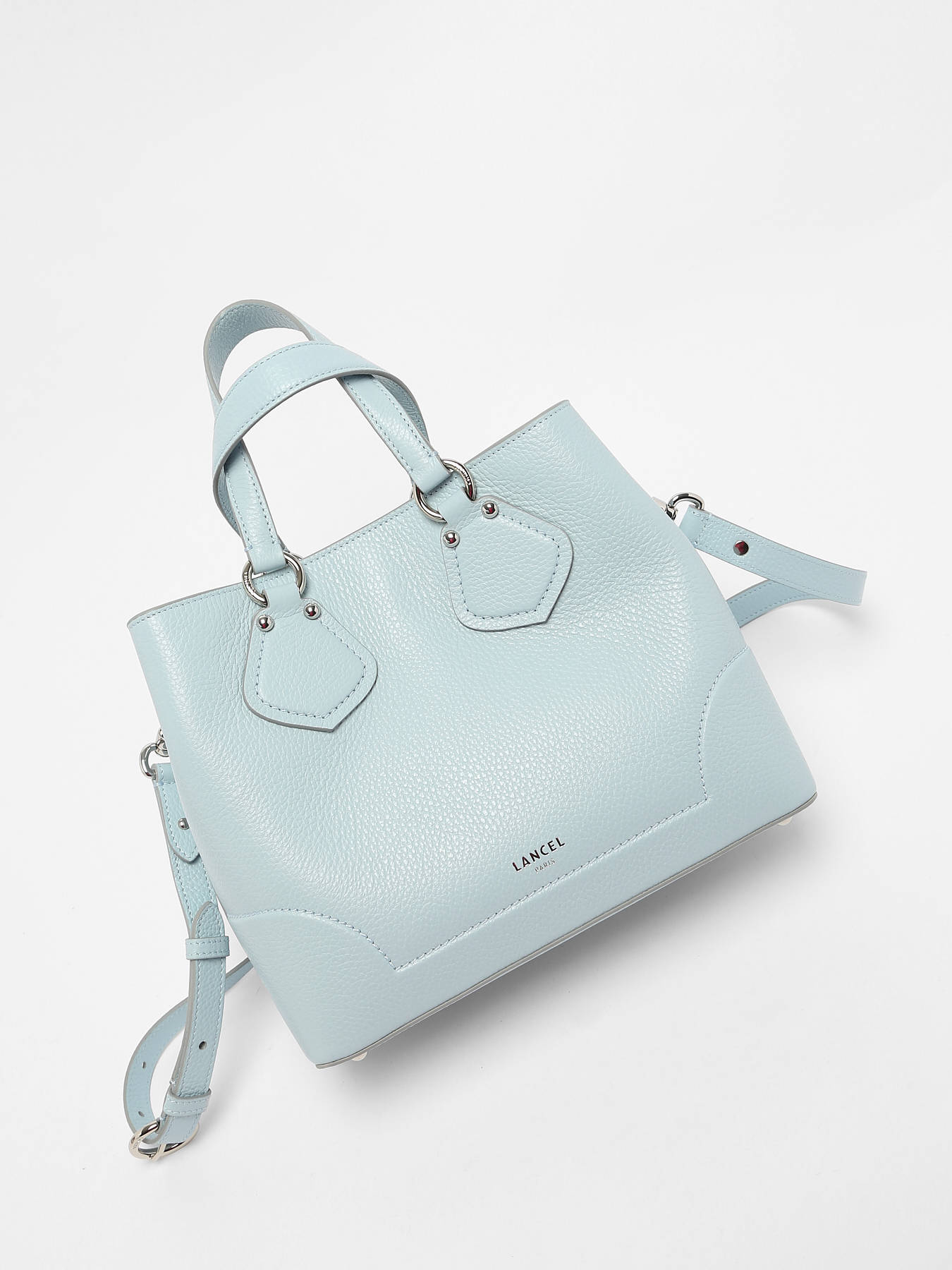 Sac port?� main Lancel CABAS IZY S azur en vente au meilleur prix