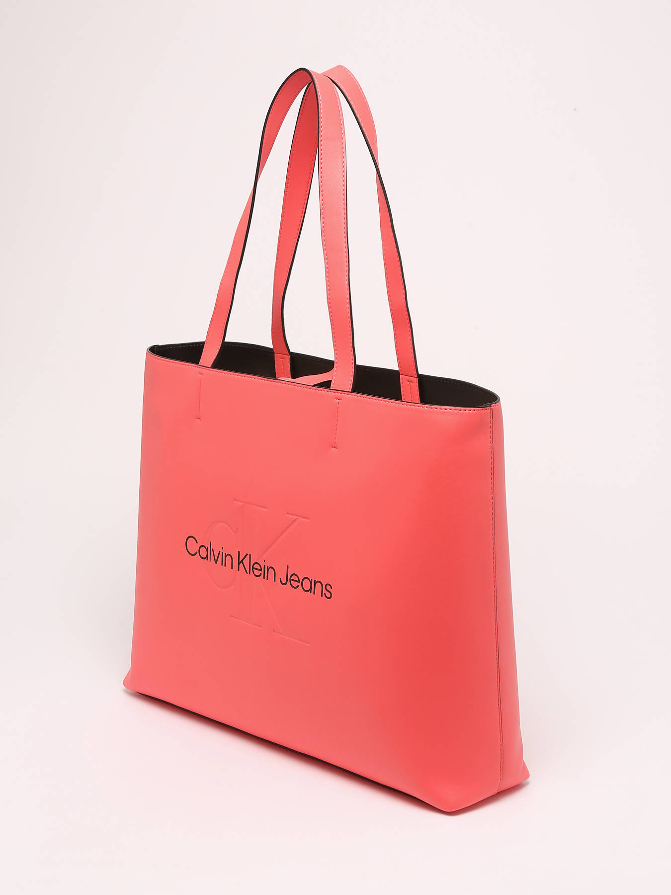 Calvin Klein Outlet: tote bags for woman - Red | Calvin Klein tote bags  K60K606014 online on GIGLIO.COM