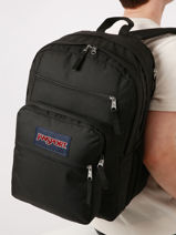 3-compartment Backpack With 15" Laptop Sleeve Jansport Black back to school EA5BAH-vue-porte