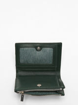 Wallet Leather Lancaster Green paris pm 29-vue-porte