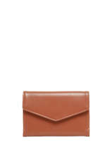 Porte-monnaie Cuir Lancaster Marron paris pm 28