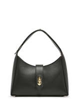 Sac Port� �paule Foulonne Double Cuir Lancaster Noir foulonne double 60