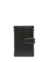 Wallet Leather Hexagona Black multico 227431
