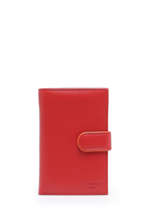 Wallet Leather Hexagona Red multico 227431