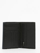 Wallet Leather Hexagona Black duo 687810-vue-porte