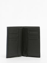 Wallet Leather Hexagona Black duo 687808-vue-porte