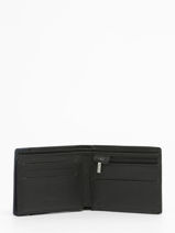 Wallet Leather Hexagona Black duo 687820-vue-porte