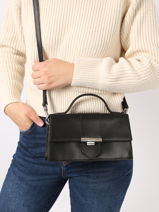 Crossbody Bag Paris Ily Leather Lancaster Black paris ily 10-vue-porte