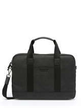 1 Compartment Business Bag With 15" Laptop Sleeve Hexagona Black journey 936032