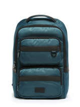 1 Compartment Backpack With 13" Laptop Sleeve Hexagona Blue bump 639024