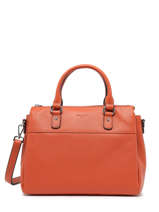 Satchel Confort Leather Hexagona Orange confort 469844
