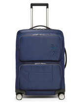 Leo Cabin Luggage Recycled Nylon Lancel Blue leo A12484