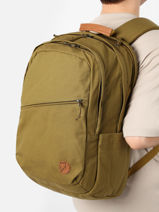 2-compartment  Backpack  With 15" Laptop Sleeve Fjallraven Green raven 23345-vue-porte