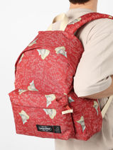 1 Compartment  Backpack Eastpak Red van gogh A5BG4VAN-vue-porte