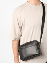 Crossbody Bag Lancaster Black soft vintage homme 33-vue-porte