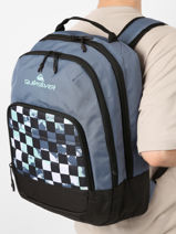 Backpack Quiksilver Blue youth access QYBP3156-vue-porte
